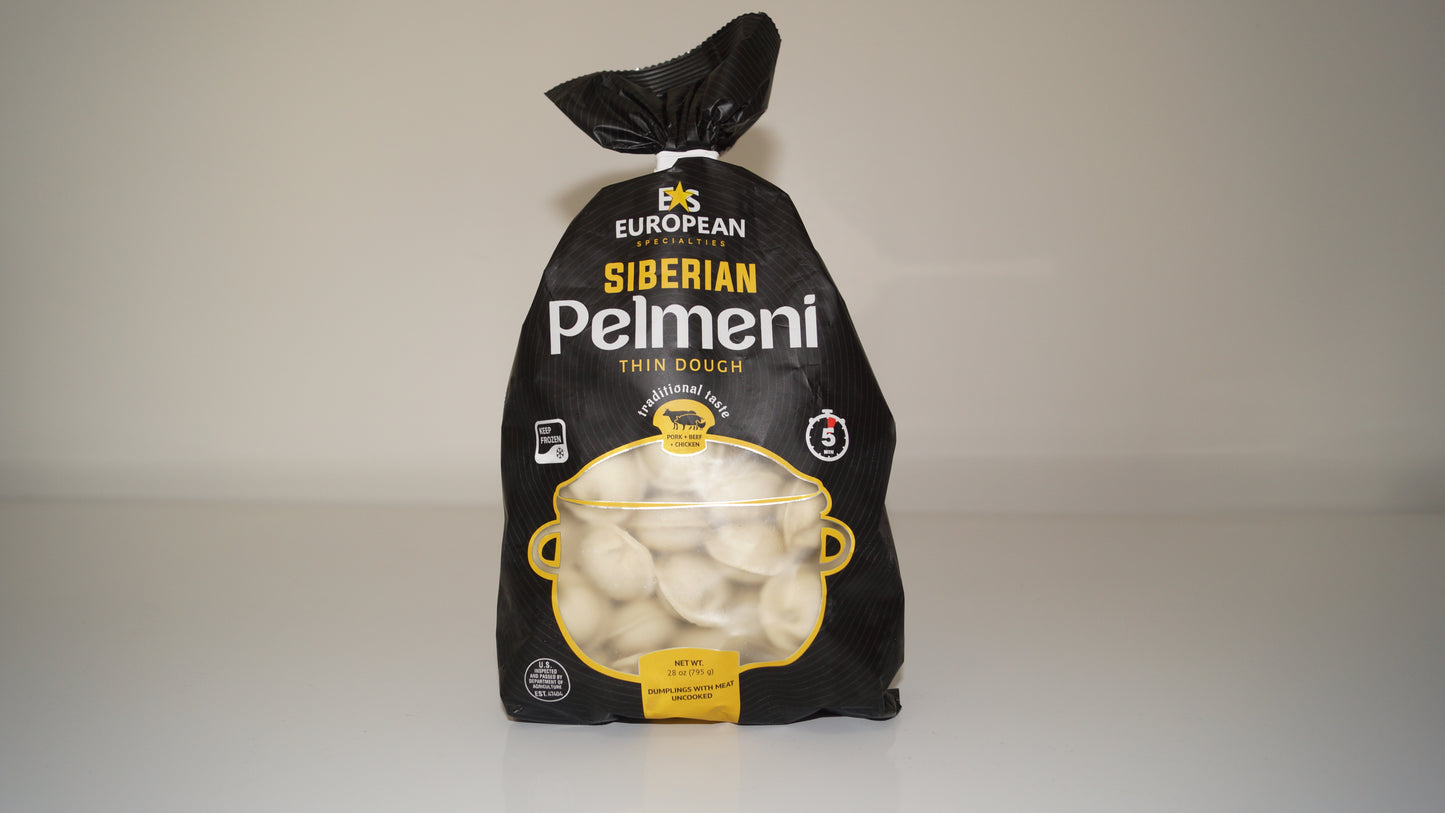 European Specialties (ES) - Pelmeni - Siberian (Pork/Beef/Chicken) - Packaged - 1.75LB