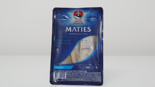 Santa Bremor - Matties - Lightly Salted Herring Fillets in Oil - 500g