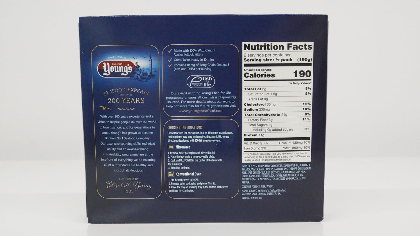 Young's - Pollock Fillet 380g