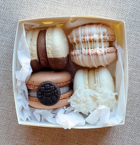 Assorted Macarons - Box of 4